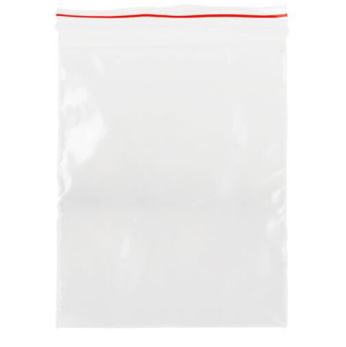 得力（deli)自封袋密封袋塑料型收纳 加厚防潮防污 六号袋3025(170mm*120mm)